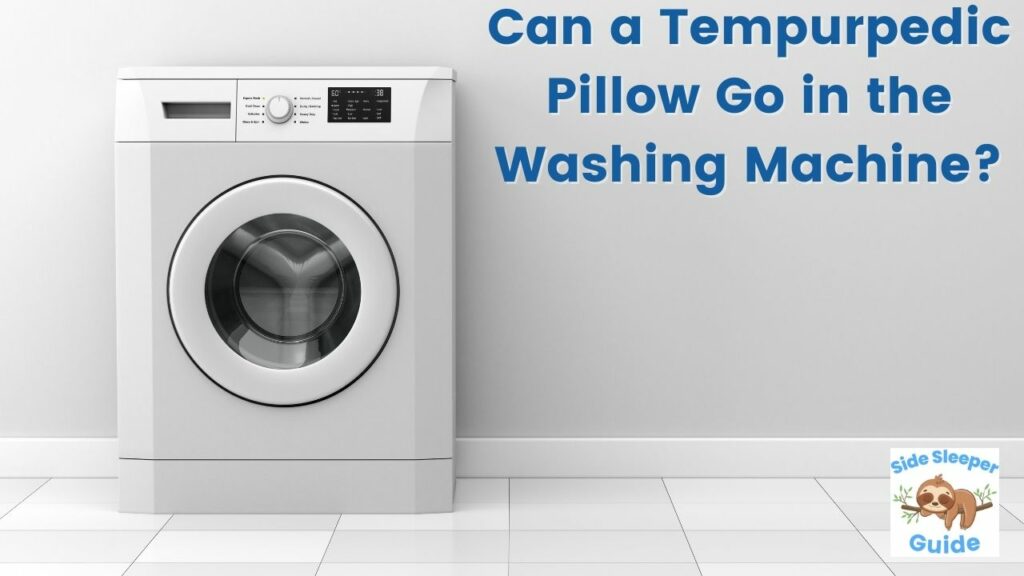 can a tempurpedic pillow go in the washing machine